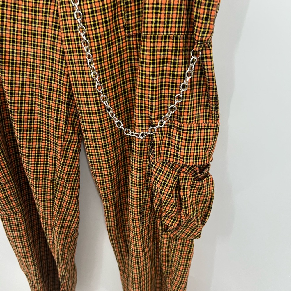 The Ragged Priest plaid print utility cargo pant - Picture 4 of 9